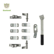 GL-11131 Hot Dipped Galvanized American Style Trailer Door Lock Assembly