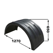 GL-23144 Universal Fit Plastic PVC Mud Flaps and Fenders for Truck Trailers Condition New