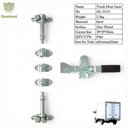 GL-11111 Truck Rear Door Gear Locking Latch  External Door Truck Lock Set  Small Van Truck  Toolbox Back Door Lock Rod 22mm