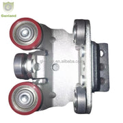 GL-15163 Dia 26mm Dia 24 mm 3-Axis Pulley Truck Side Curtain Roller for 3 in 1Cutain Side Trailer Aluminum Track