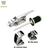 GL-18218S  S304 Stainless Steel Heavy Duty Walk in Door Latch With Offset Strike and Lock