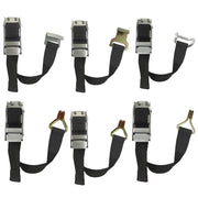 GL-15218-1 New Steel Curtain Sider Trailer Tie down Buckle Strap with Hook for Tautliner