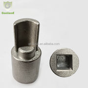 GL-15751S 304 SS Side Curtain Lower Fitting Adaptor for 27mm Curtain Pole Rectangular Shaft Tarpaulin Tensioner for Dongfeng