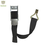 GL-15224-D Bottom Strap Assembly Galvanised Over Center Buckle With Dia 8mm Double J Hook and 800mm PP Strap for Tautliner