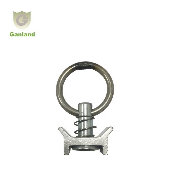 GL-19123 Single Stud Fitting New Steel Aluminum Base L Track with O Ring and Spring