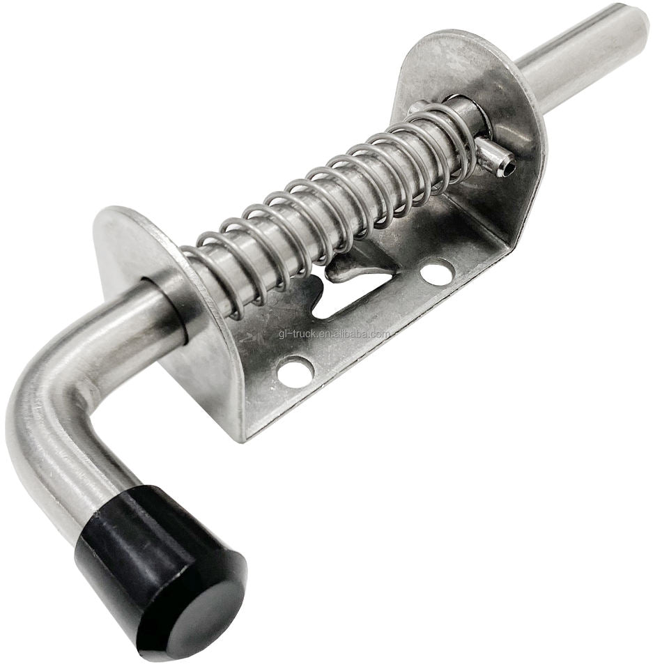 GL-14114S 5 Inch Barrel Bolt Thickened 2mm Door Lock Stainless Steel Spring Latches