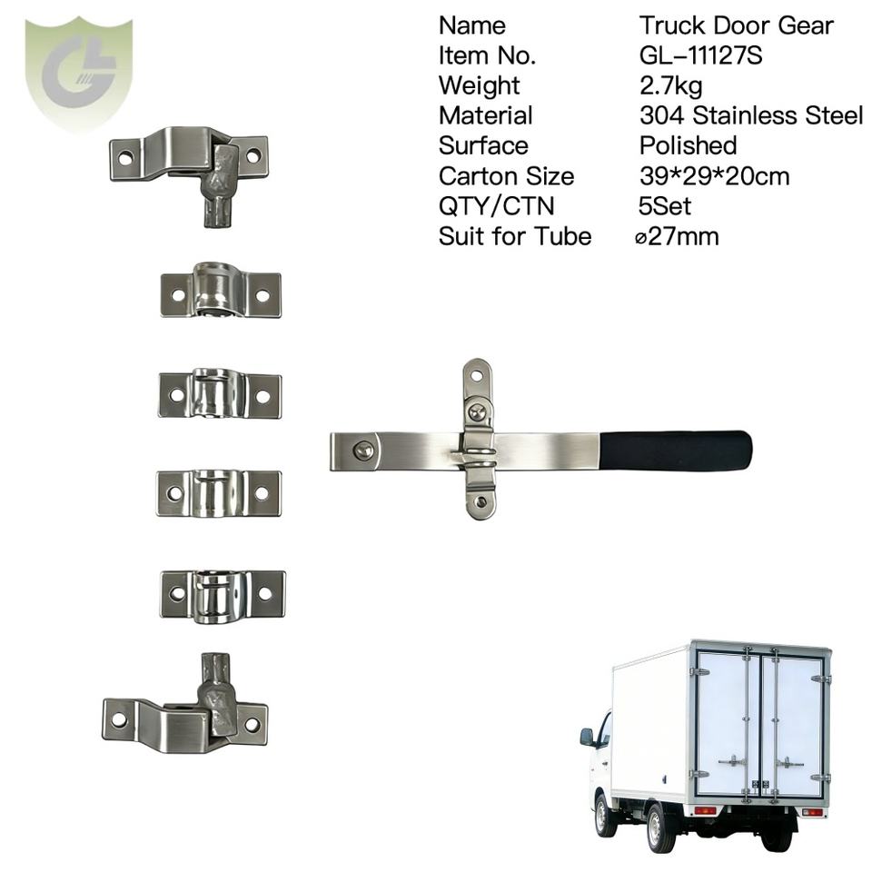 GL-11127S New 304 Stainless Steel Truck Lock Assembly Door Locking Kits for Trucks
