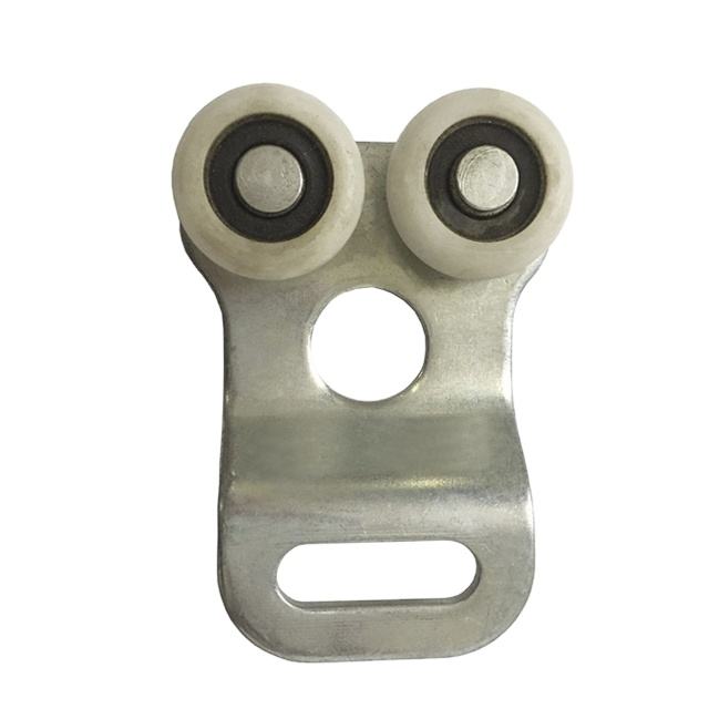 GL-15128 Steel Curtain Side Double Speedtrack Roller With Nylon Wheels for Side Curtain Truck