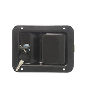 GL-12126 Black Coated Steel Truck Toolbox Lock Metal Padlock with Durable Black Finish