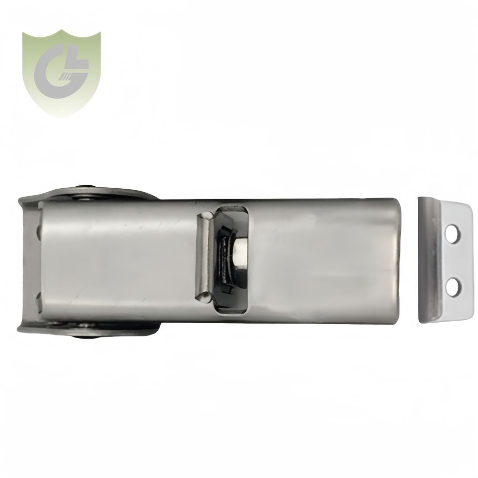 GL-14119 Spring Loaded Adjustable Steel Toggle Draw Latch Toolbox Hasp Lock