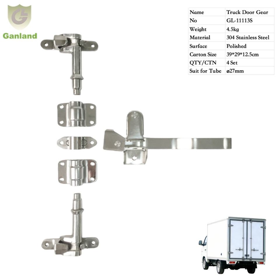 GL-11113S 304 Stainless Steel New Condition Truck Van Rear Door Lock with Locking Gear