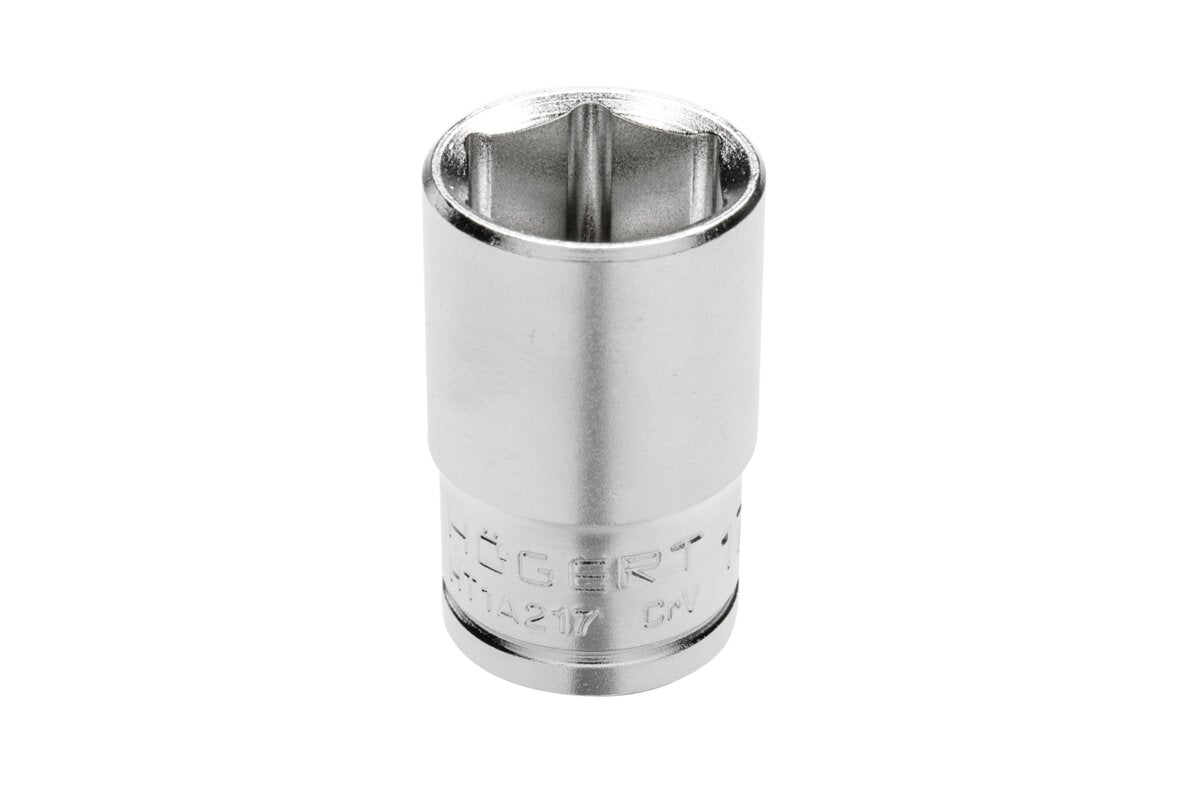 Socket 1/2“, hexagon metric, CrV steel, 19 mm DIN 3124��