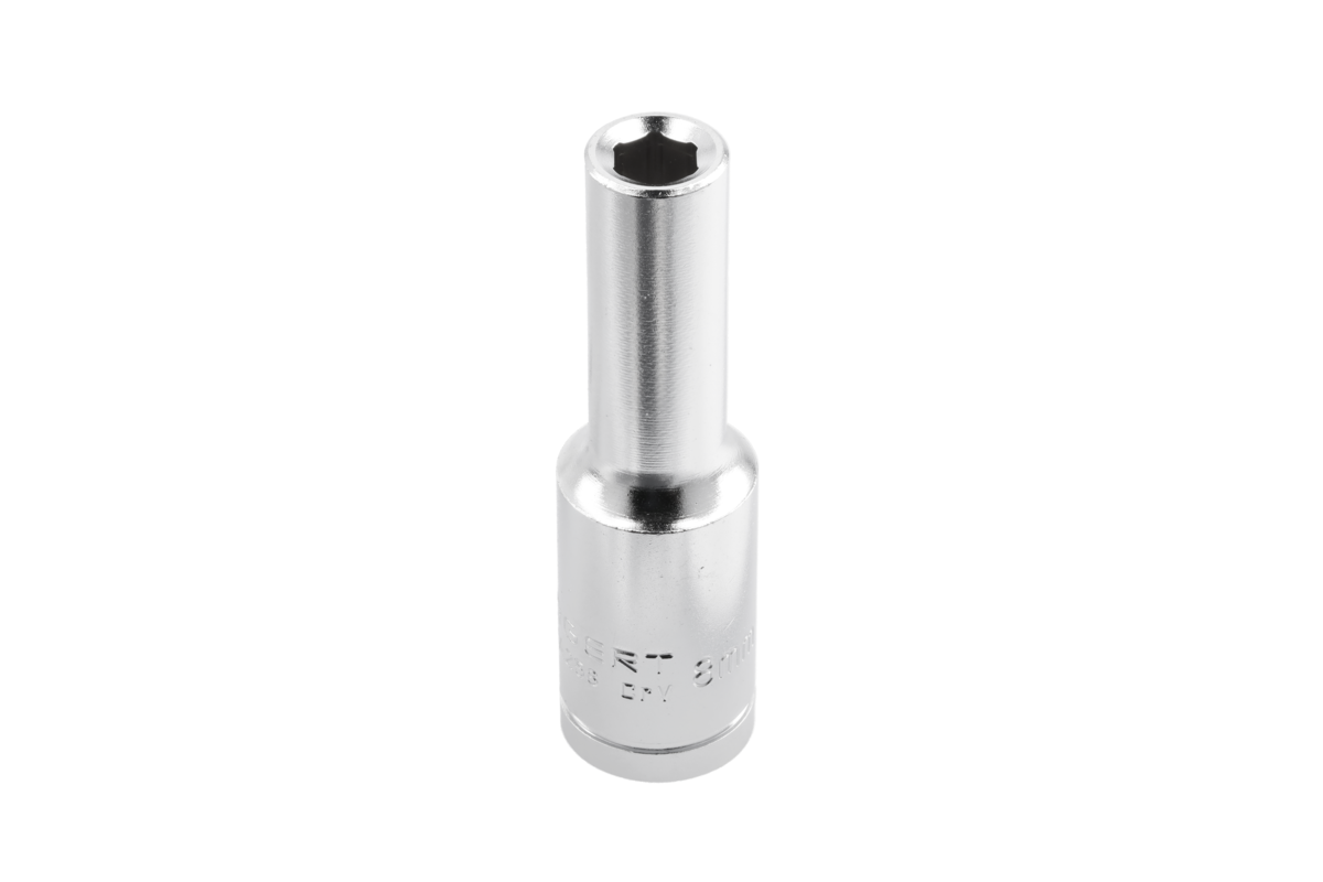 Hogert Hexagon socket 1/2", 10 mm, long, CrV