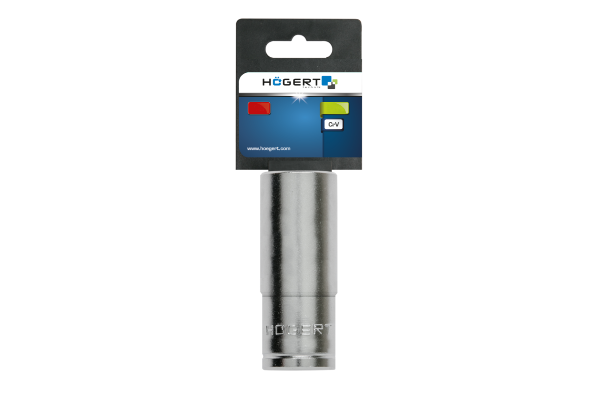 Hogert Hexagon socket 1/2", 19 mm, long, CrV