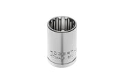 Spline socket 1/2?, 9 mm, CrV50BV30, DIN 3121 ��