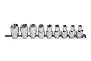 Torx bit socket set 1/2?, 9 pcs, CrV50BV30