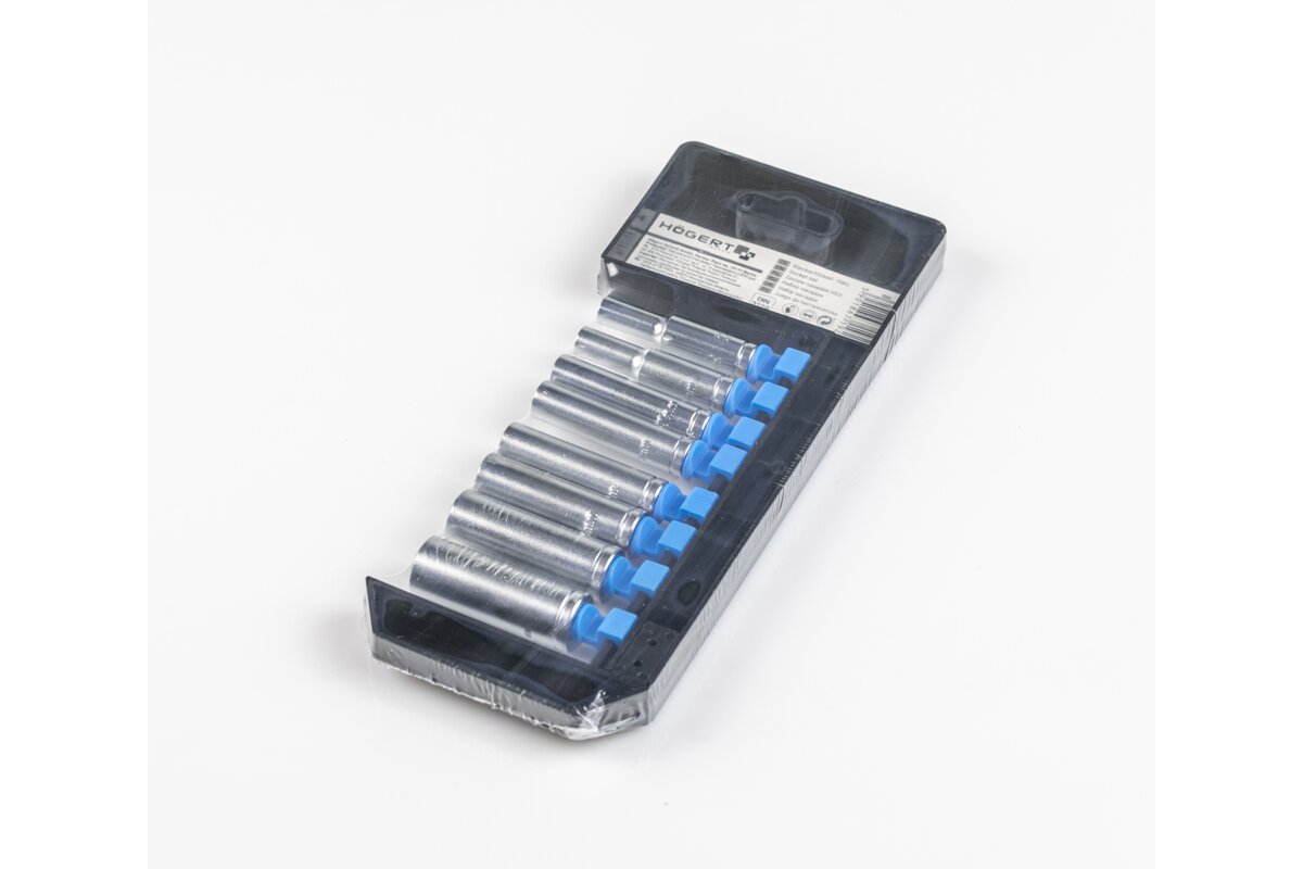 Hogert 1/4" Deep socket set, 8 pcs