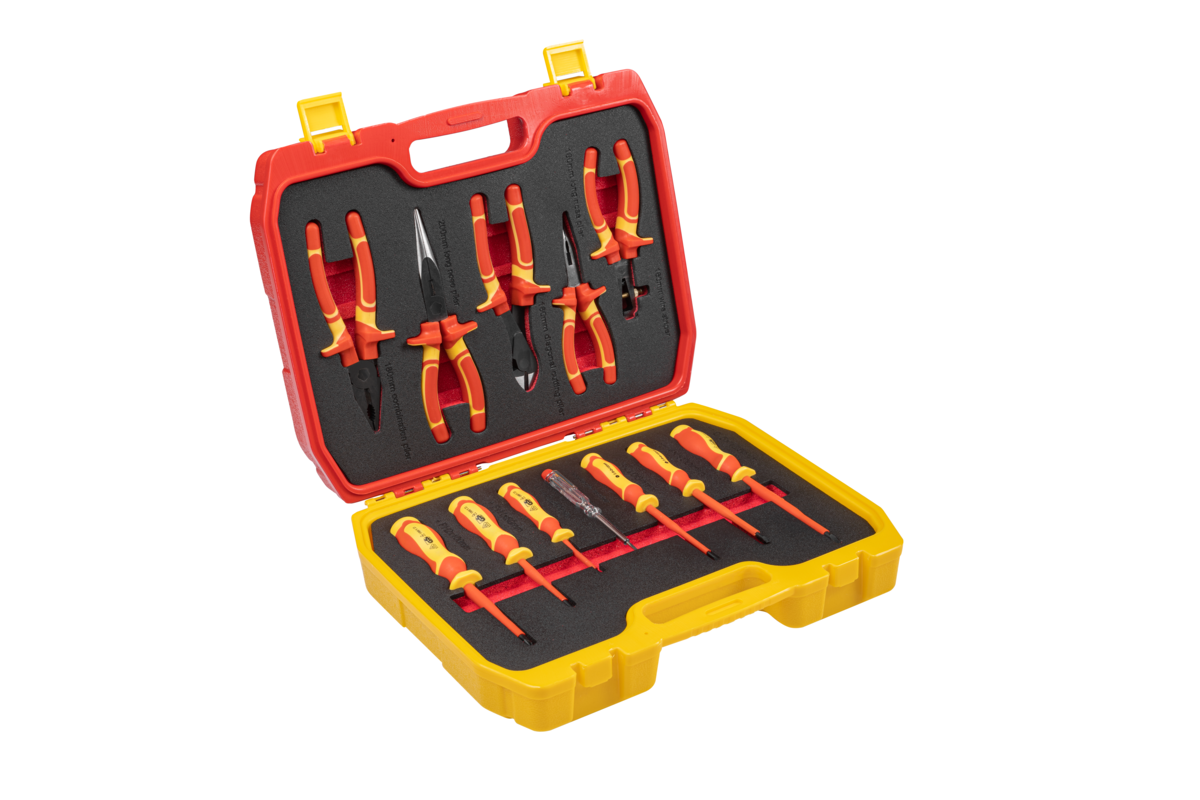 Hogert Insulated tool set 1000 V, 12 pcs.
