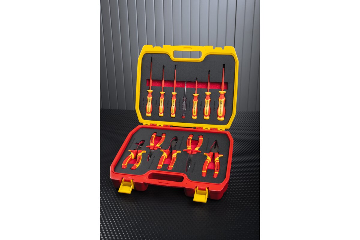 Hogert Insulated tool set 1000 V, 12 pcs.