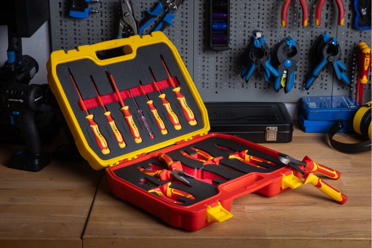 Hogert Insulated tool set 1000 V, 12 pcs.