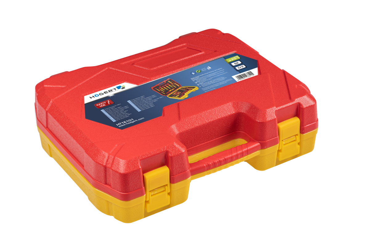 Hogert Insulated tool set 1000 V, 25 pcs.