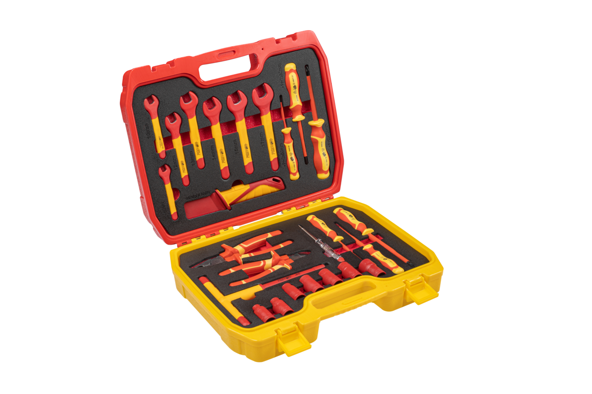 Hogert Insulated tool set 1000 V, 25 pcs.