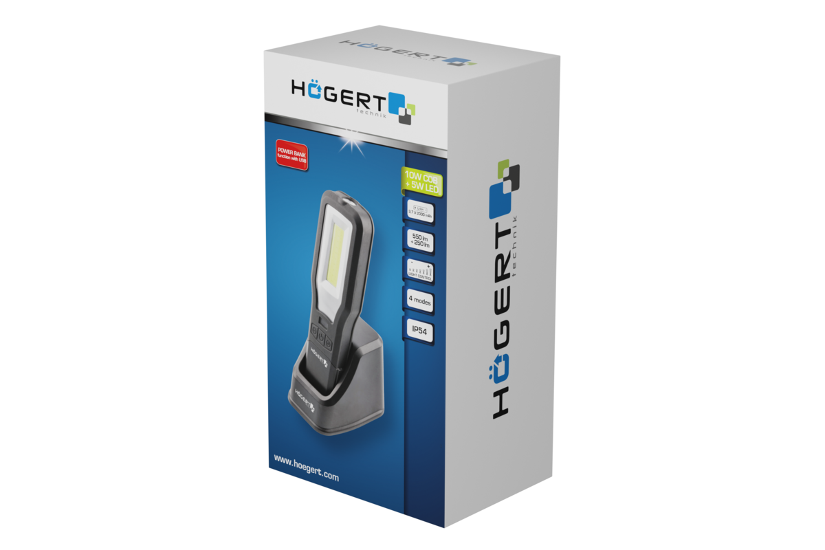 Workshop LED lamp with base USB