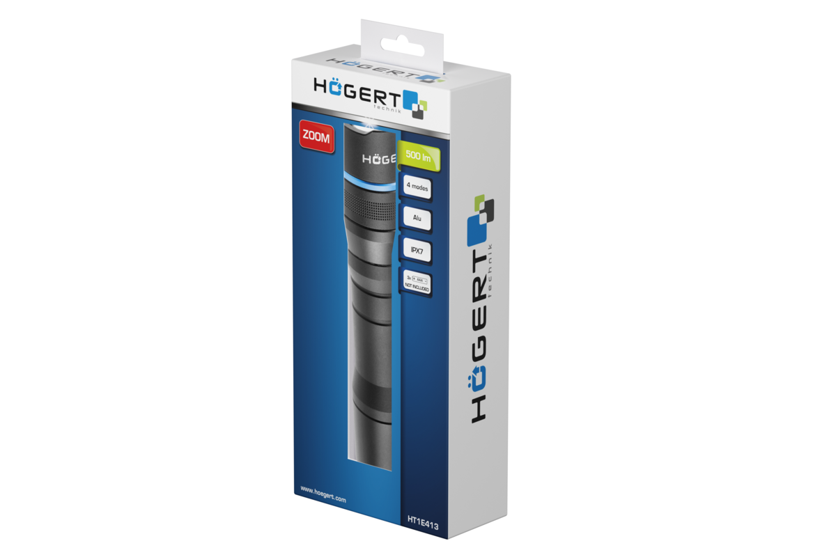 Hogert Flashlight 500 lm
