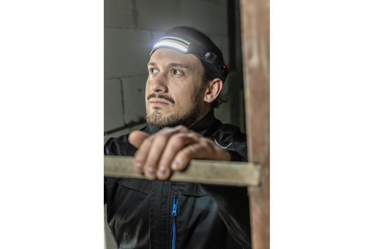 USB COB SMD headlamp, 10 functions