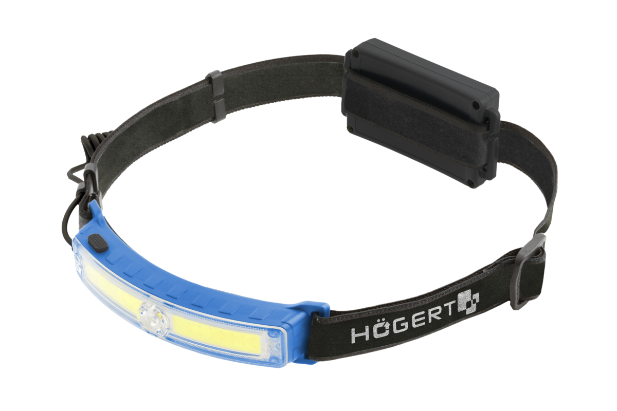 Hogert COB XPG USB Headlamp, 6 Functions
