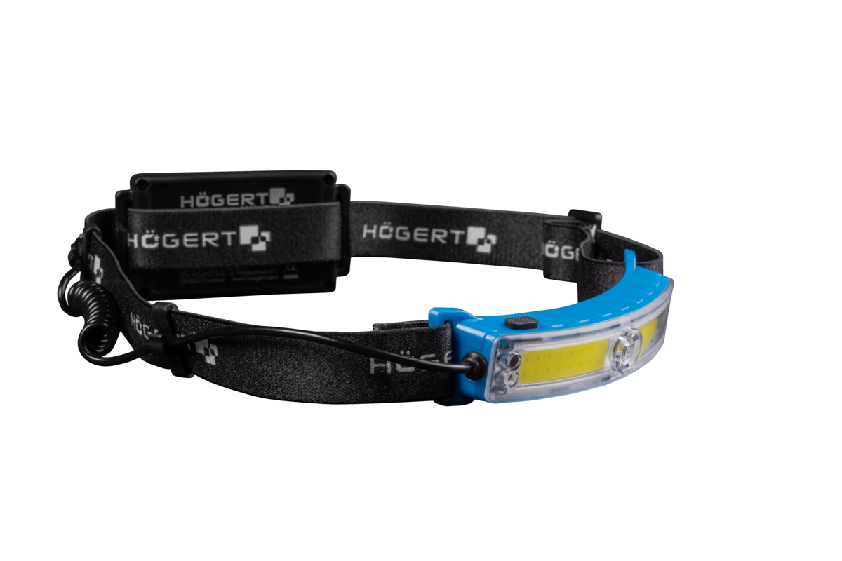 Hogert COB XPG USB Headlamp, 6 Functions