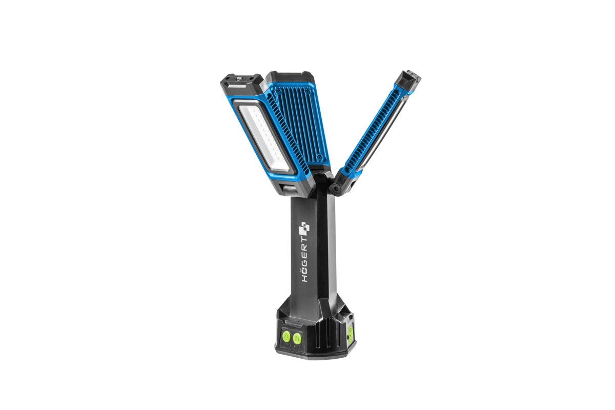 Hogert Battery floodlight set with tripod
