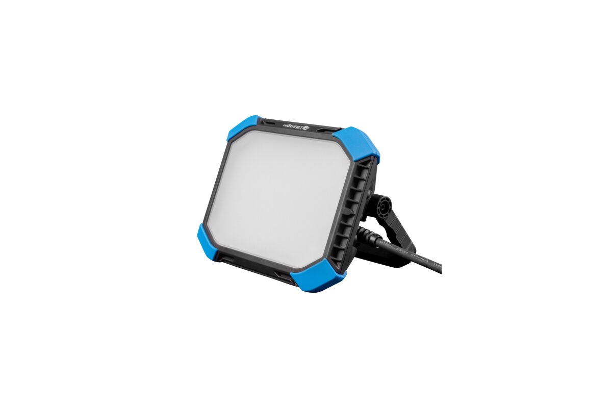 Hogert Portable construction floodlight, 3200 lm