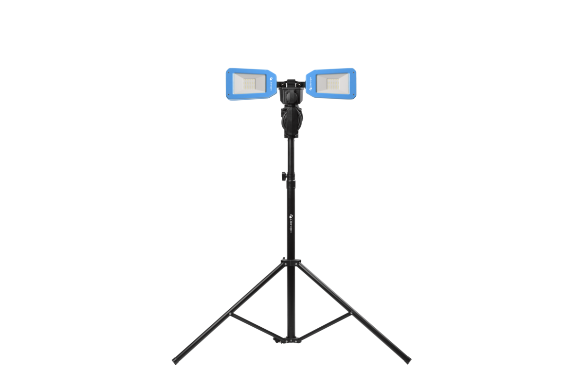 Hogert Floodlight with tripod 10 000 lm