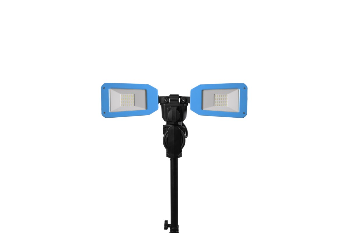 Hogert Floodlight with tripod 10 000 lm