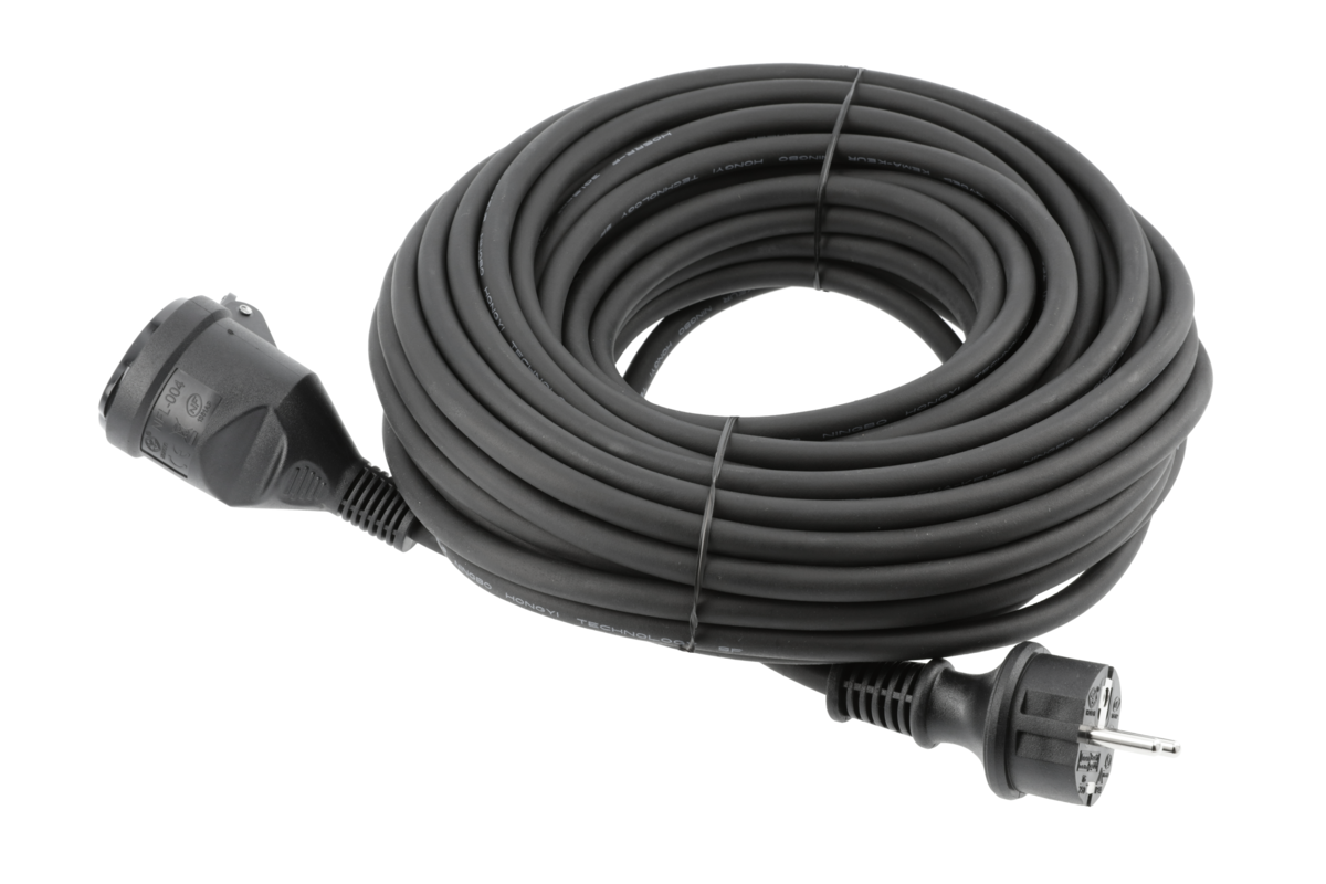 Rubber insulated extension cable 20m