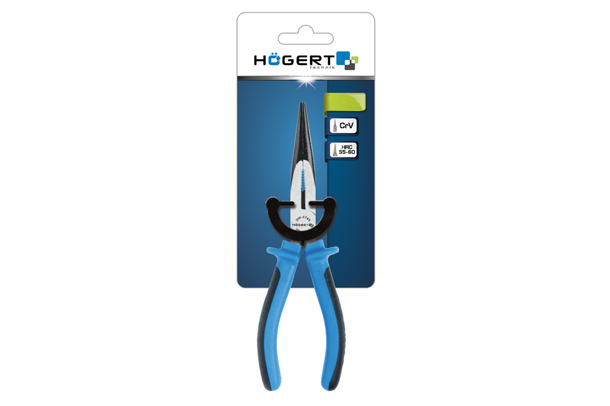 Hogert Long nose pliers 200 mm