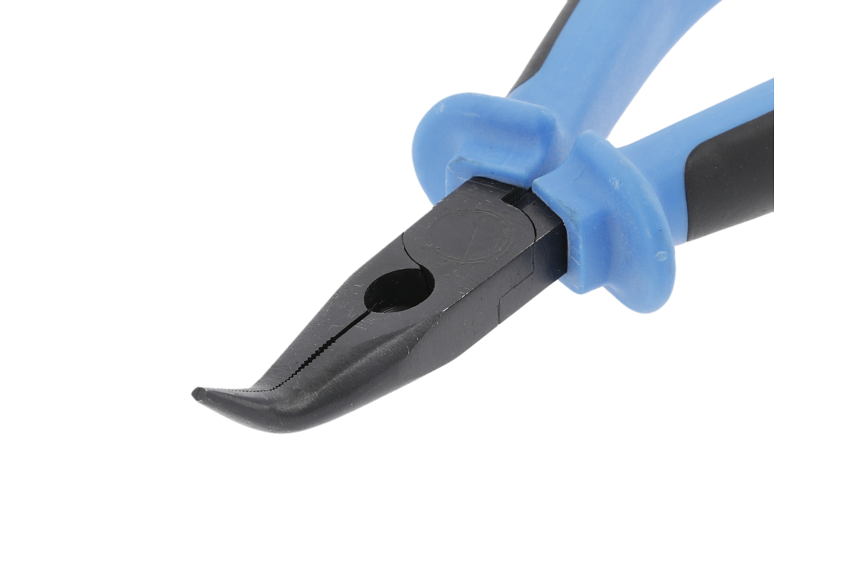 Hogert Half-round bent pliers 160 mm