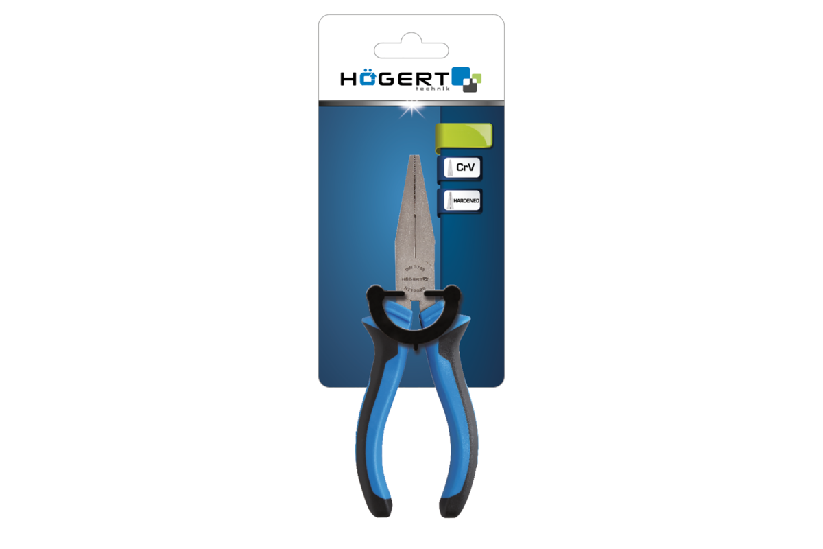 Hogert Flat nose pliers 160 mm