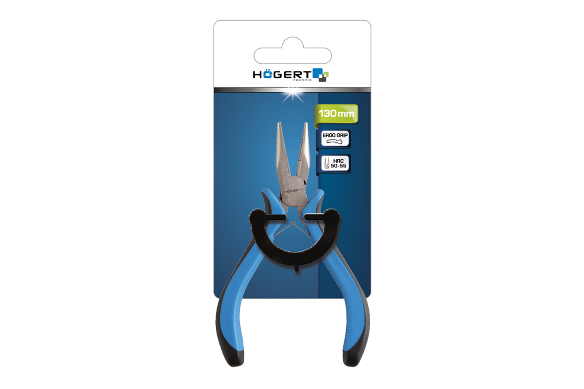 Hogert Precision long nose pliers 130 mm