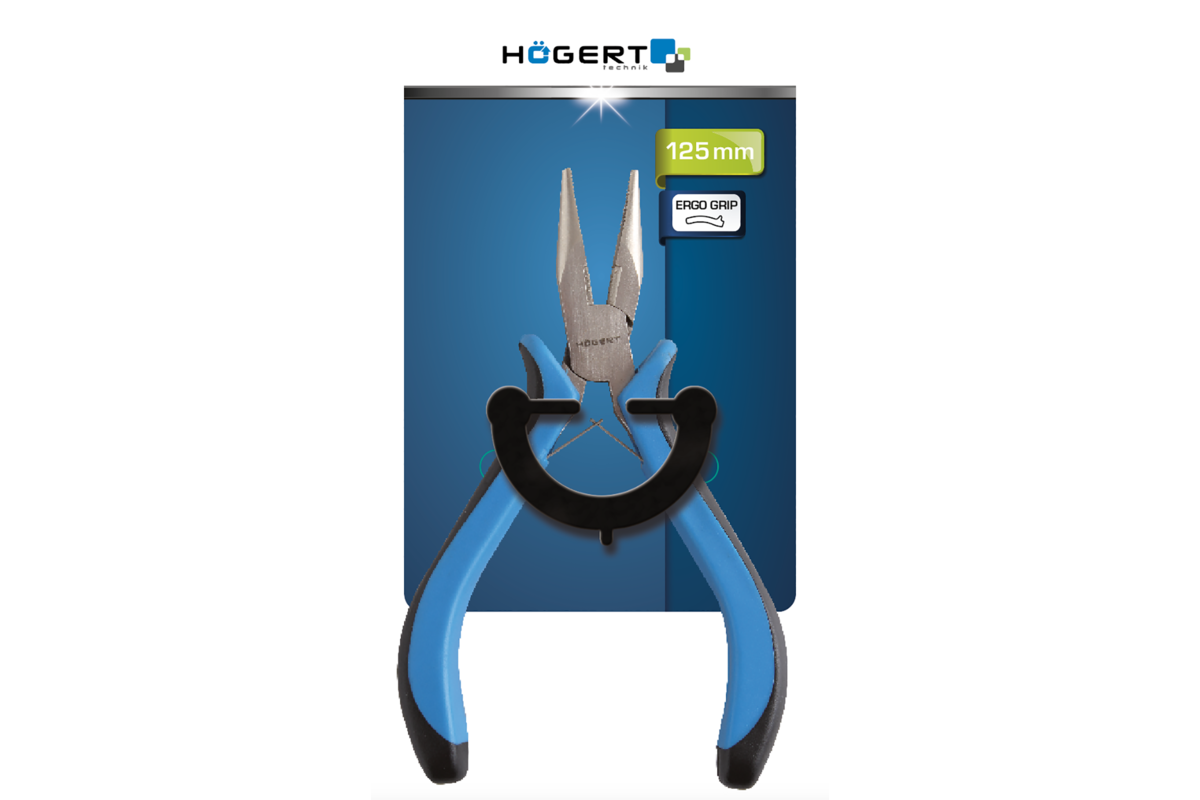 Hogert Precision bent pliers 130 mm
