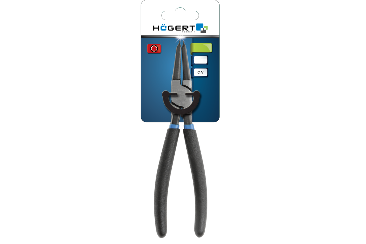 Hogert Circlip pliers, internal, straight, 150mm