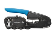Telephone connector crimping tool