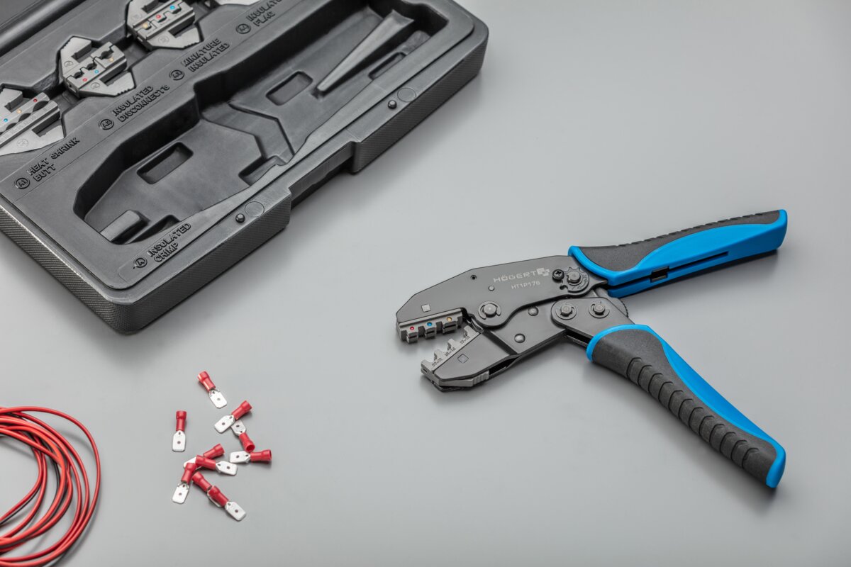 Hogert Crimping plier interchangeable 6 piece