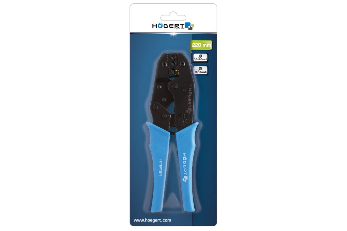 Hogert Insulated terminal crimping plier