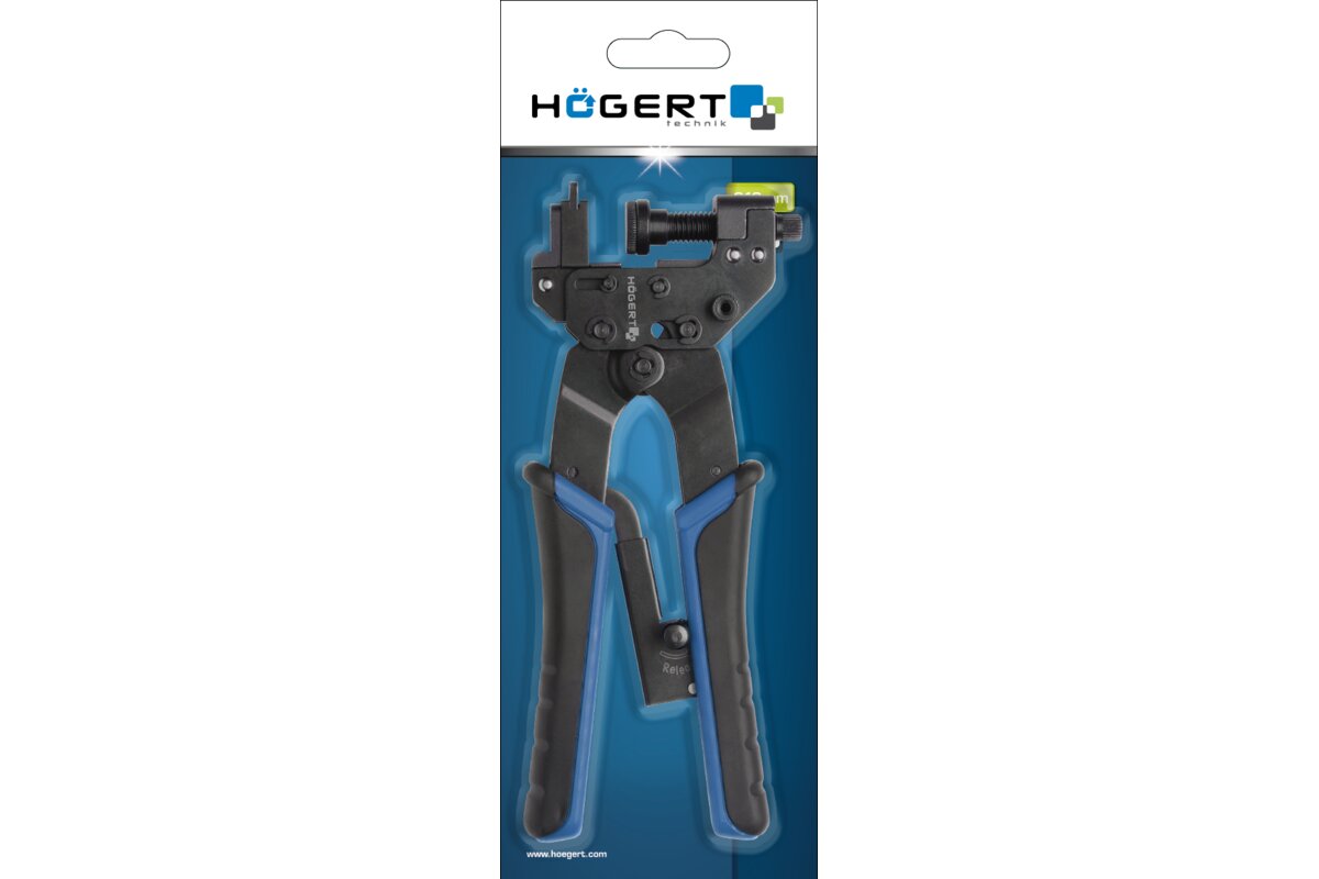 Hogert Crimping pliers for connectors  BNC, F, IEC i RCA