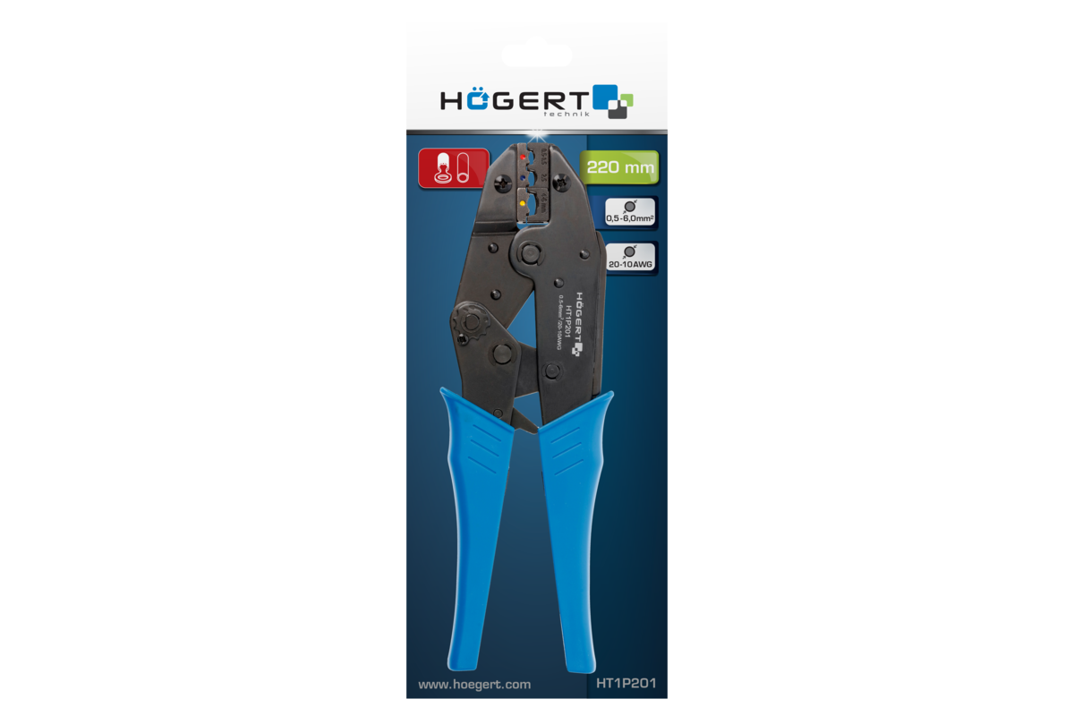 Hogert Crimping pliers for insulated ends