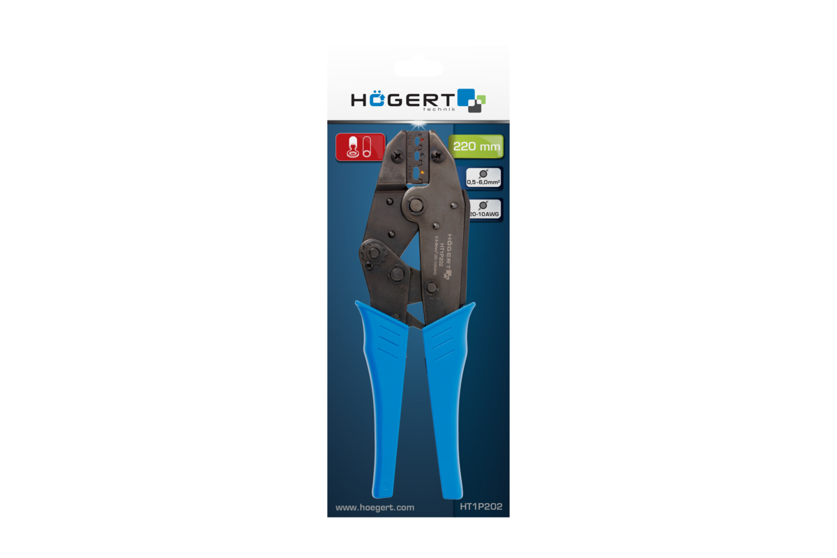 Hogert Crimping pliers for insulated ends