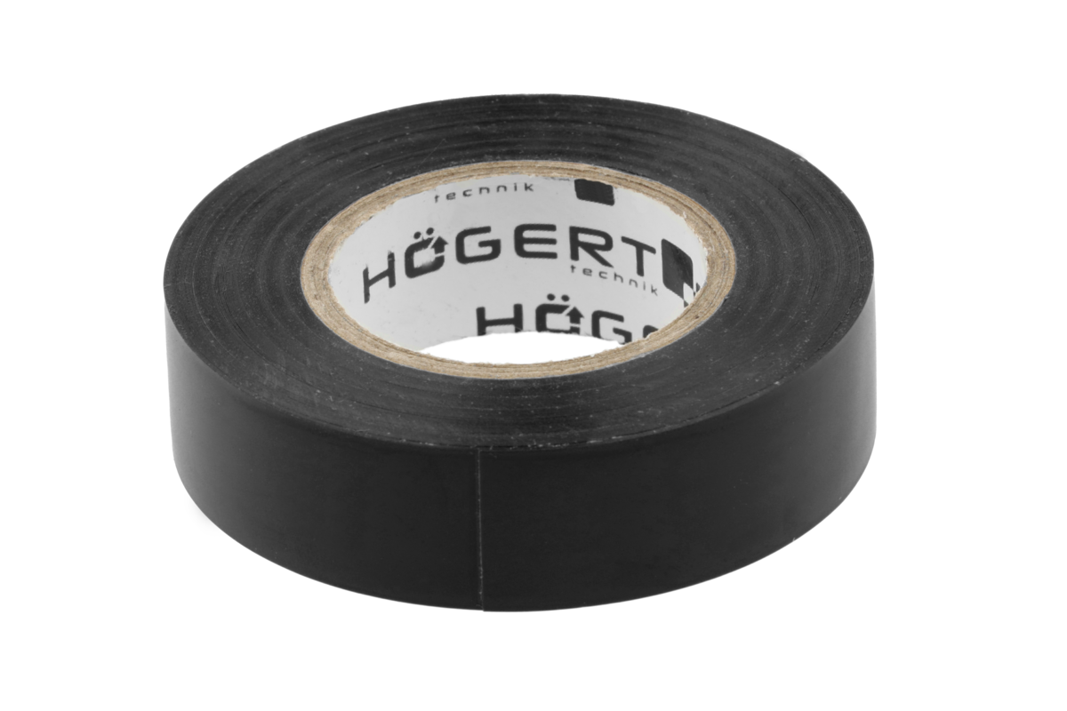 Hogert Insulation tape 0.13 mm x 19 mm x 20 m, black