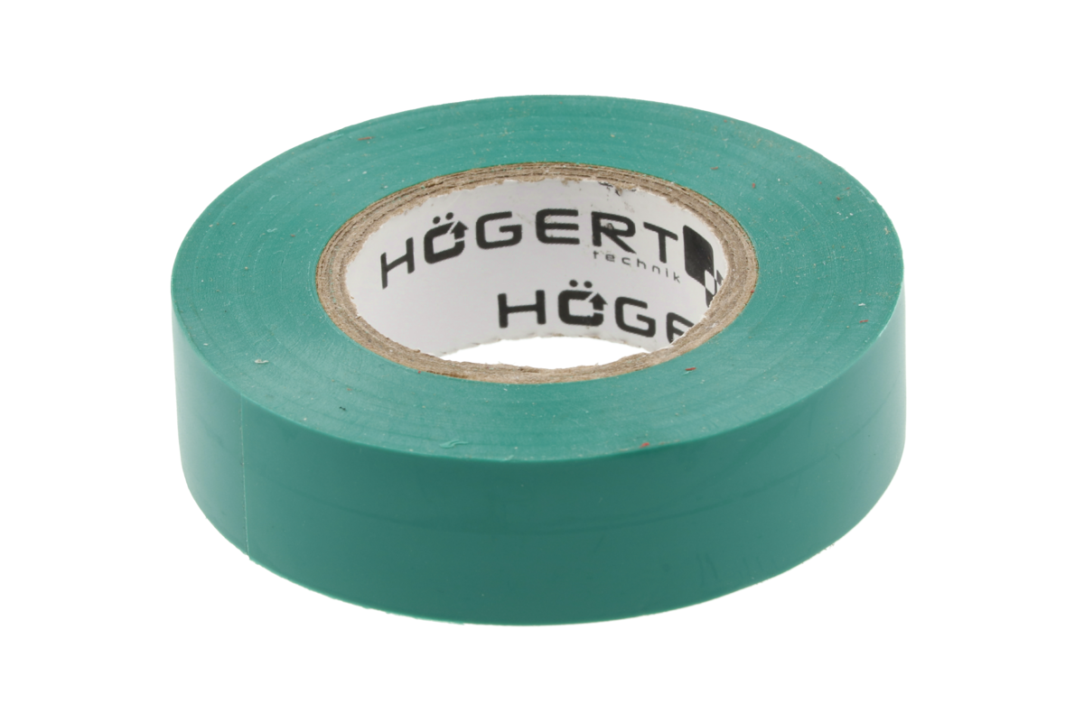 Hogert Insulation tape 0.13 mm x 19 mm x 20 m, green